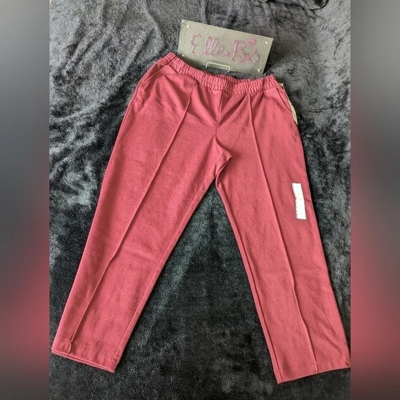 NWT A New Day Burgundy Front Pleat Pull on Pant XXL - Picture 2 of 5